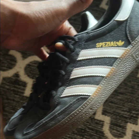 Adidas Spezial Black and White Trainers - Picture 2 of 5